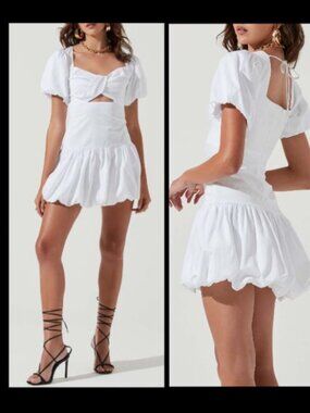 Astr the Label NWT Syah White Mini Dress Large